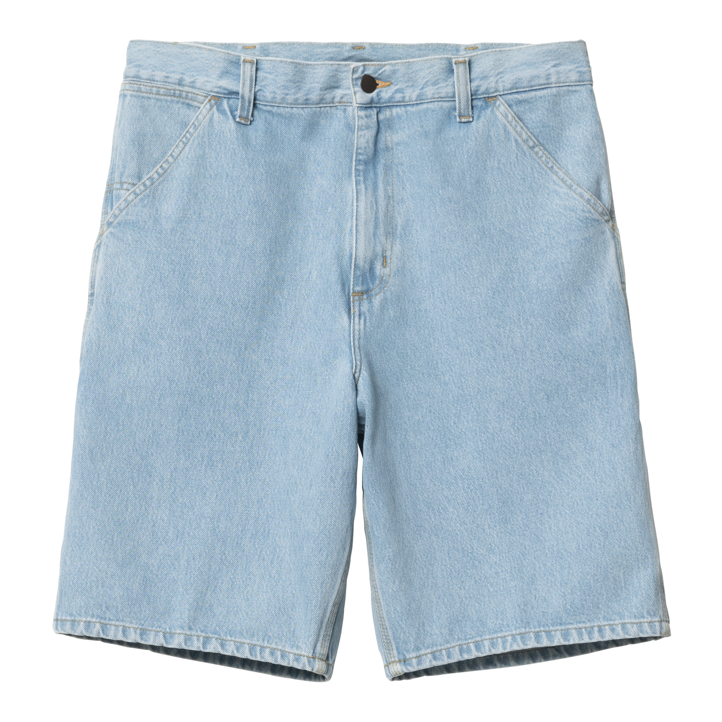 Carhartt WIP Single Knee Short - Blue Heavy Stone Washed