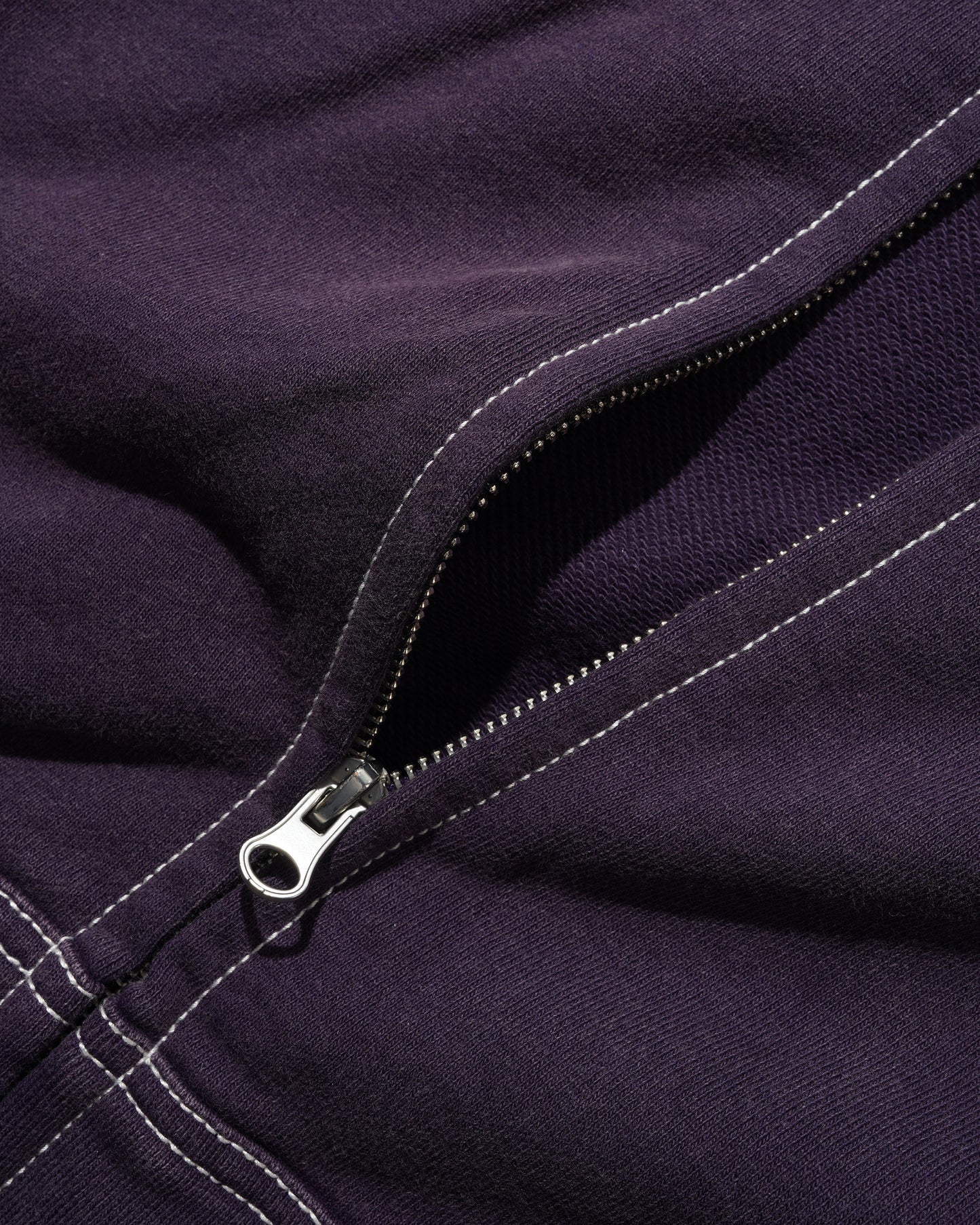 Butter Goods Sketch Zip Up Hoodie - Eggplant