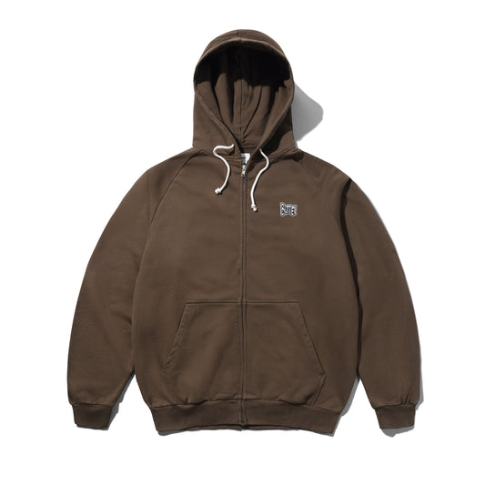 Butter Goods Sketch Zip Up Hoodie - Brown