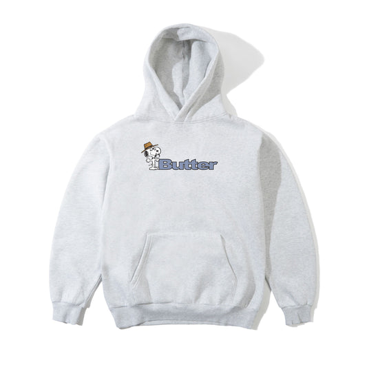 Butter Goods x Peanuts Spike Logo Hoodie - Ash