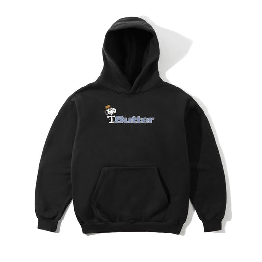 Butter Goods x Peanuts Spike Logo Hoodie - Black