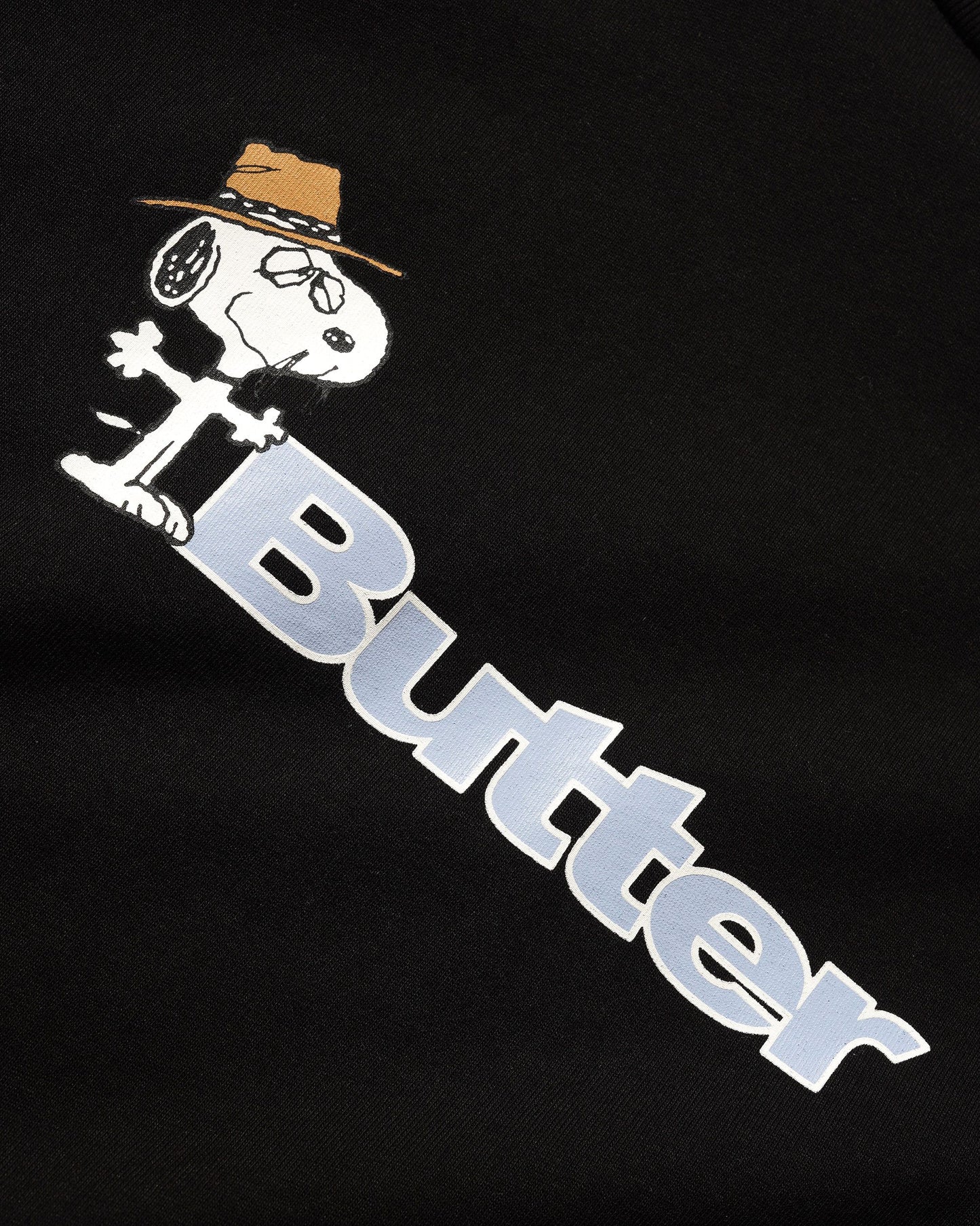 Butter Goods x Peanuts Spike Logo Tee - Black