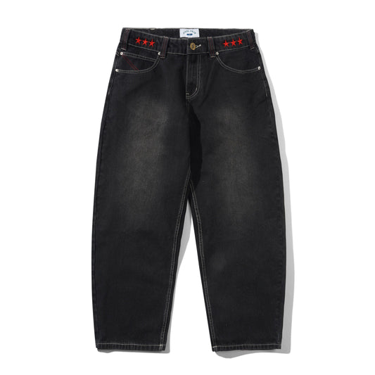 Cash Only Stars Denim Jeans - Washed Black