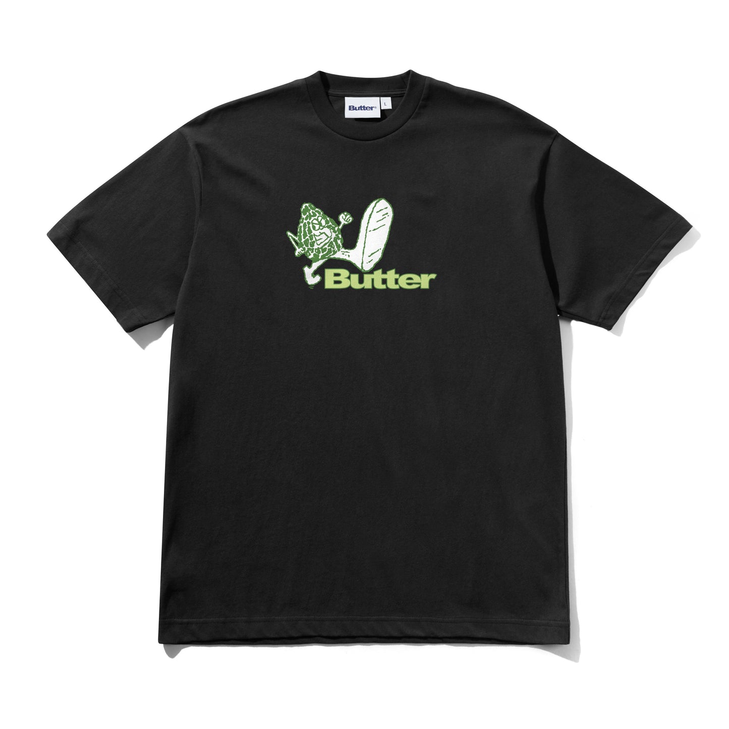 Butter Goods Steppin Logo Tee - Black