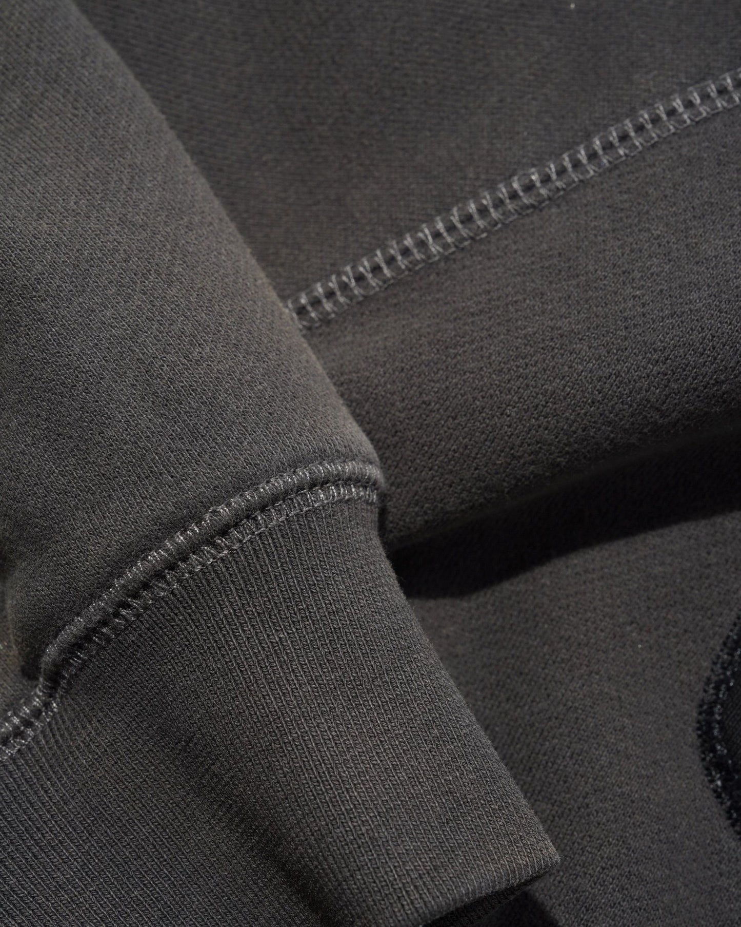 Butter Goods Stretch Zip Hoodie - Washed Black