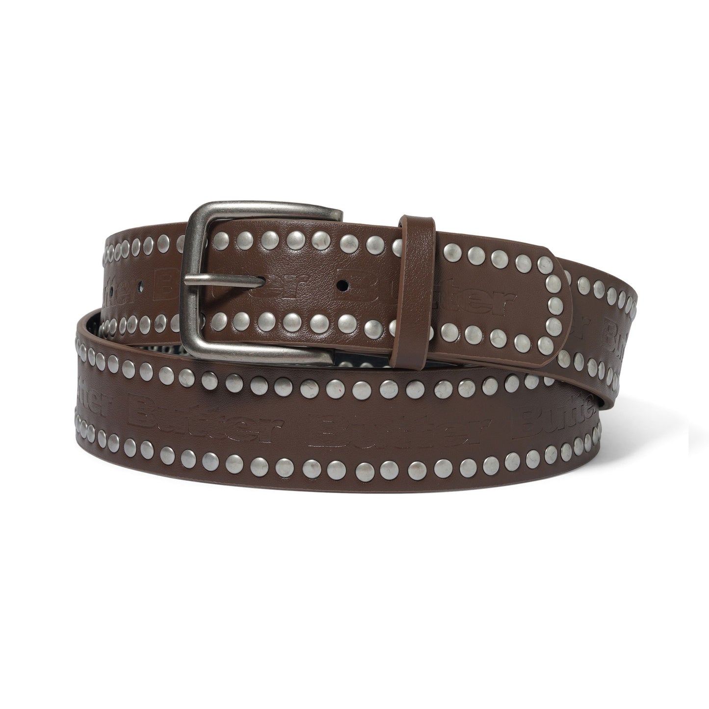 Butter Goods Studded Belt - Brown