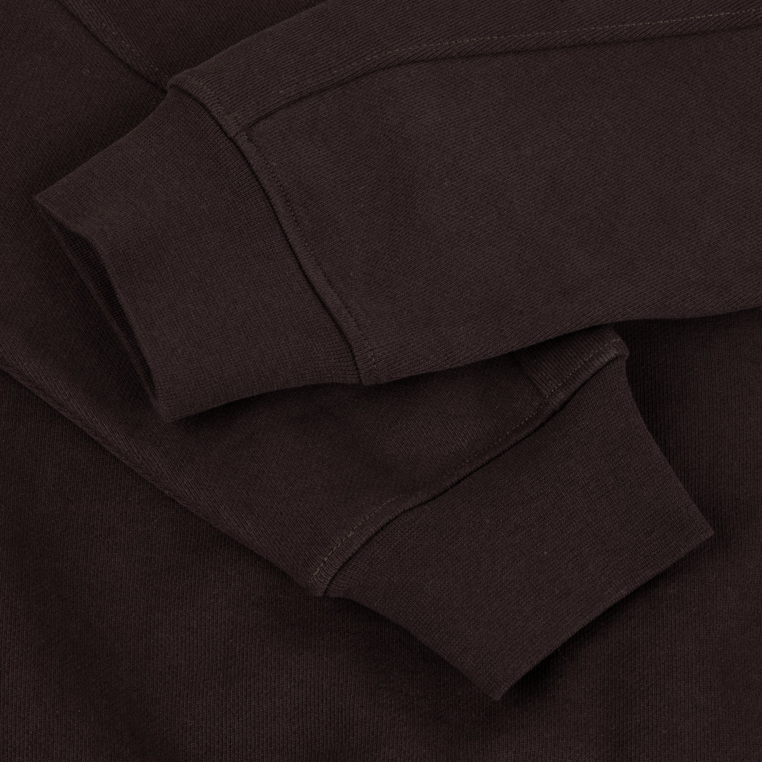 Dime French Terry Rugby Shirt - Brown