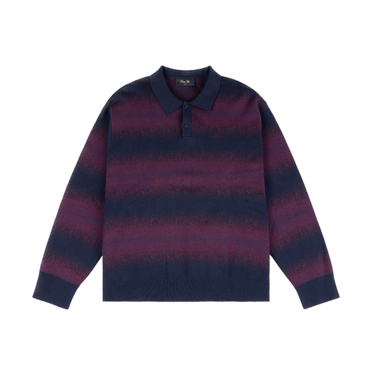 Dime Striped Rugby Knit - Navy Multi