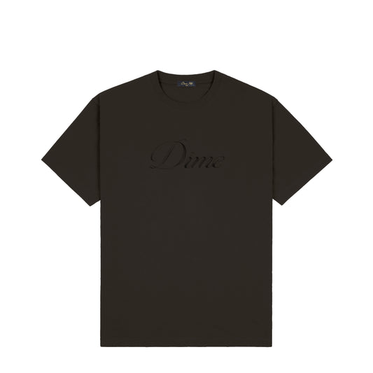 Dime Cursive Tee - Vintage Black