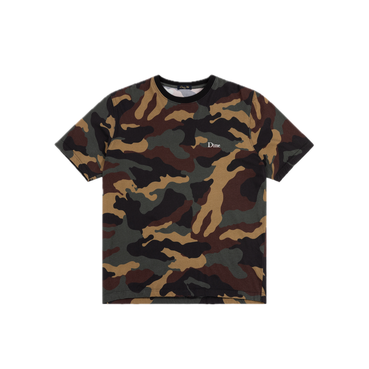 Dime Classic Logo Tee - Dark Camo