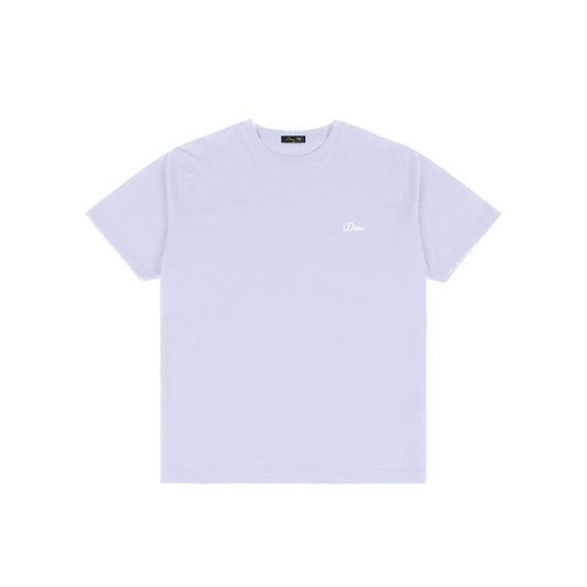 Dime Cursive Small Logo Tee - Gray Lavender
