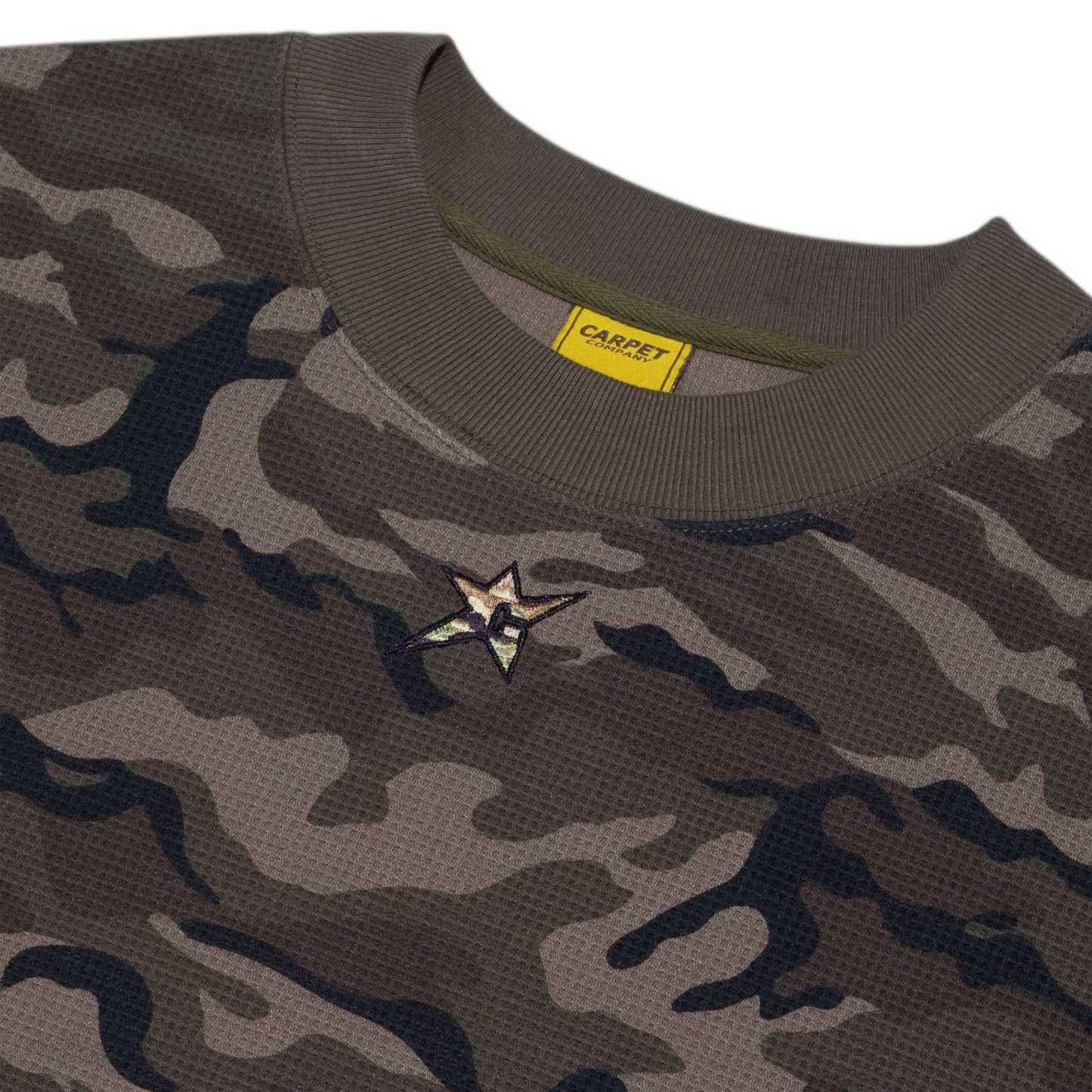 Carpet Company Thermal Longsleeve Tee - Camo