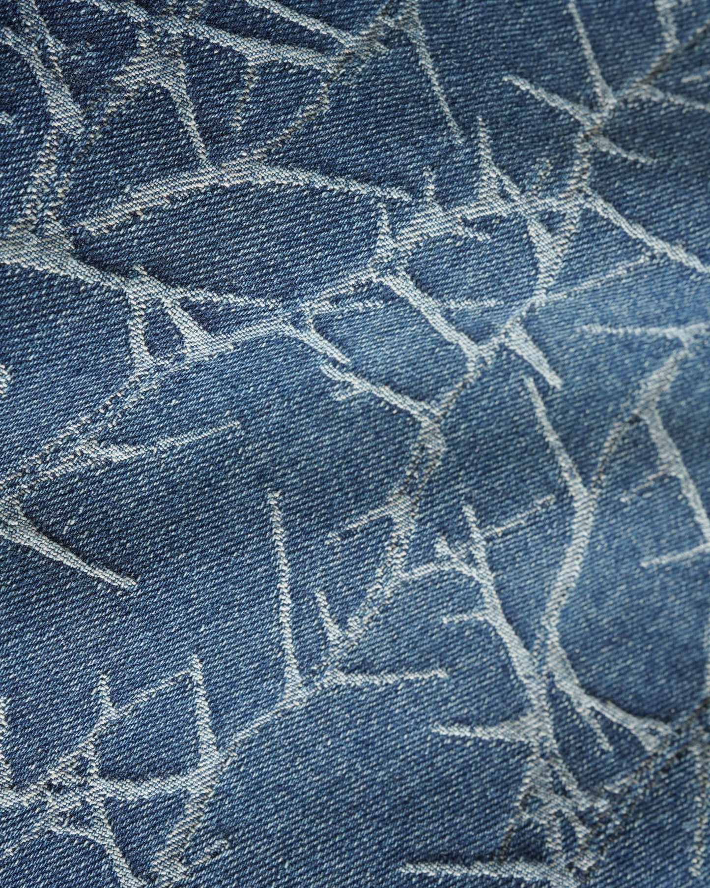 Butter Goods Thorn Camo Wide Cut Denim Jeans - Washed Indigo