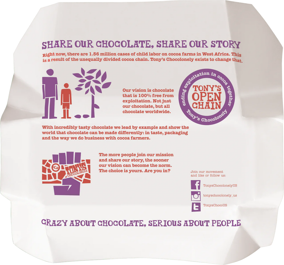 Tony's Chocolonely Chocolate Chip Cookie Milk Chocolate Bar