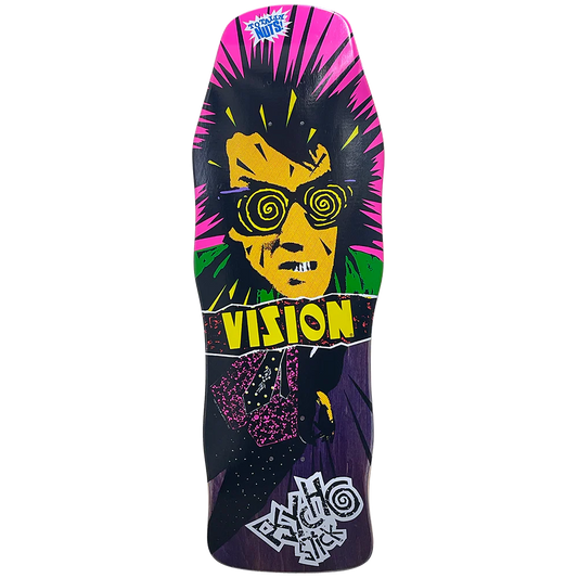 Vision Psycho Stick Modern concave Deck - 10"x29.75" Purple Stain