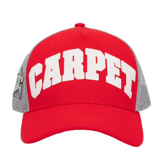 Carpet Company Varsity Trucker Hat - Red