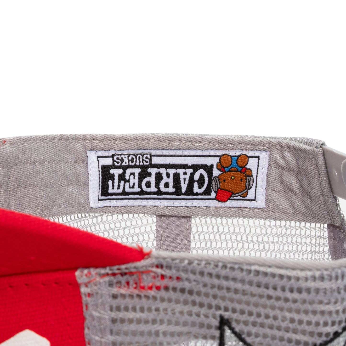 Carpet Company Varsity Trucker Hat - Red
