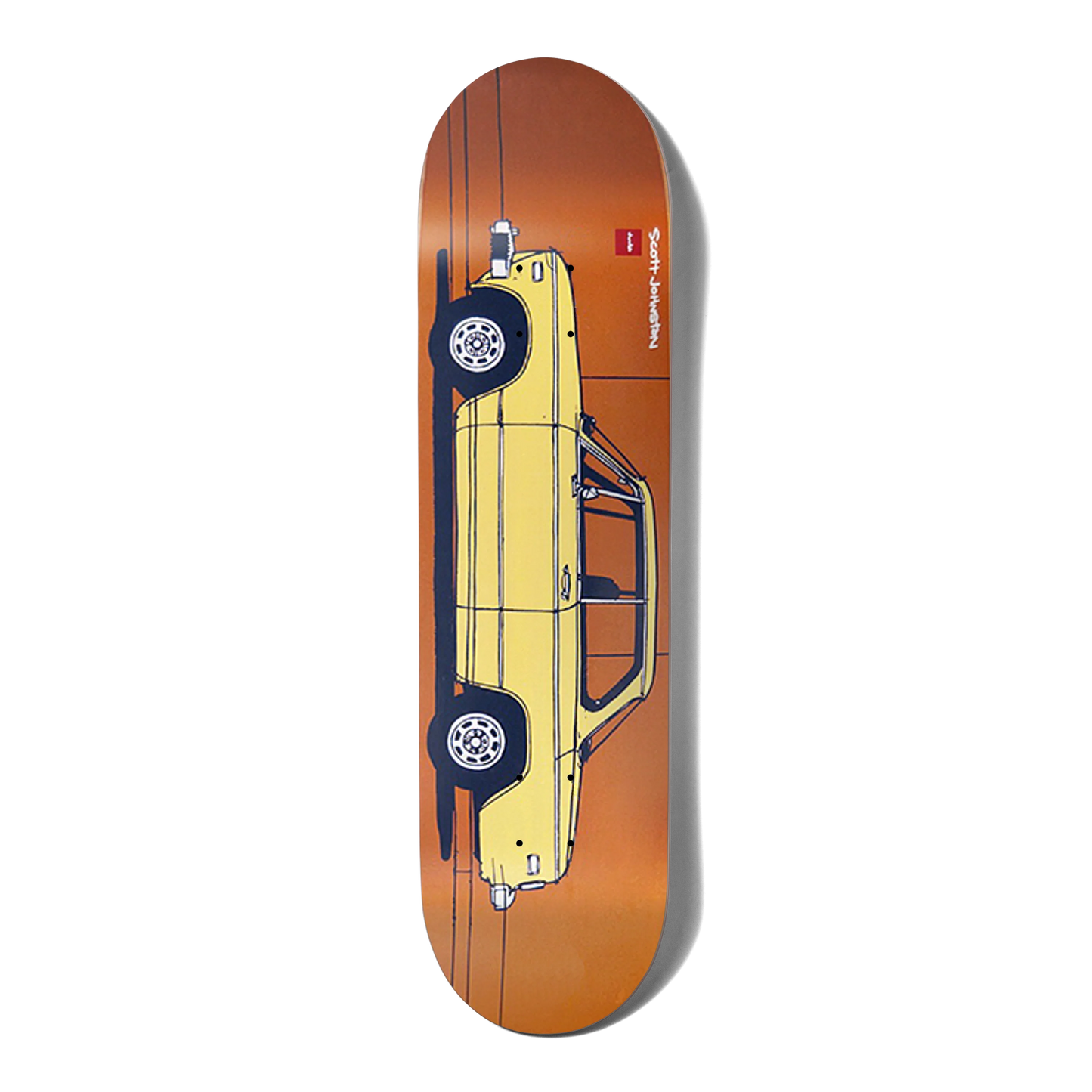Chocolate Johnston Beamer Reissue Deck - 8.25
