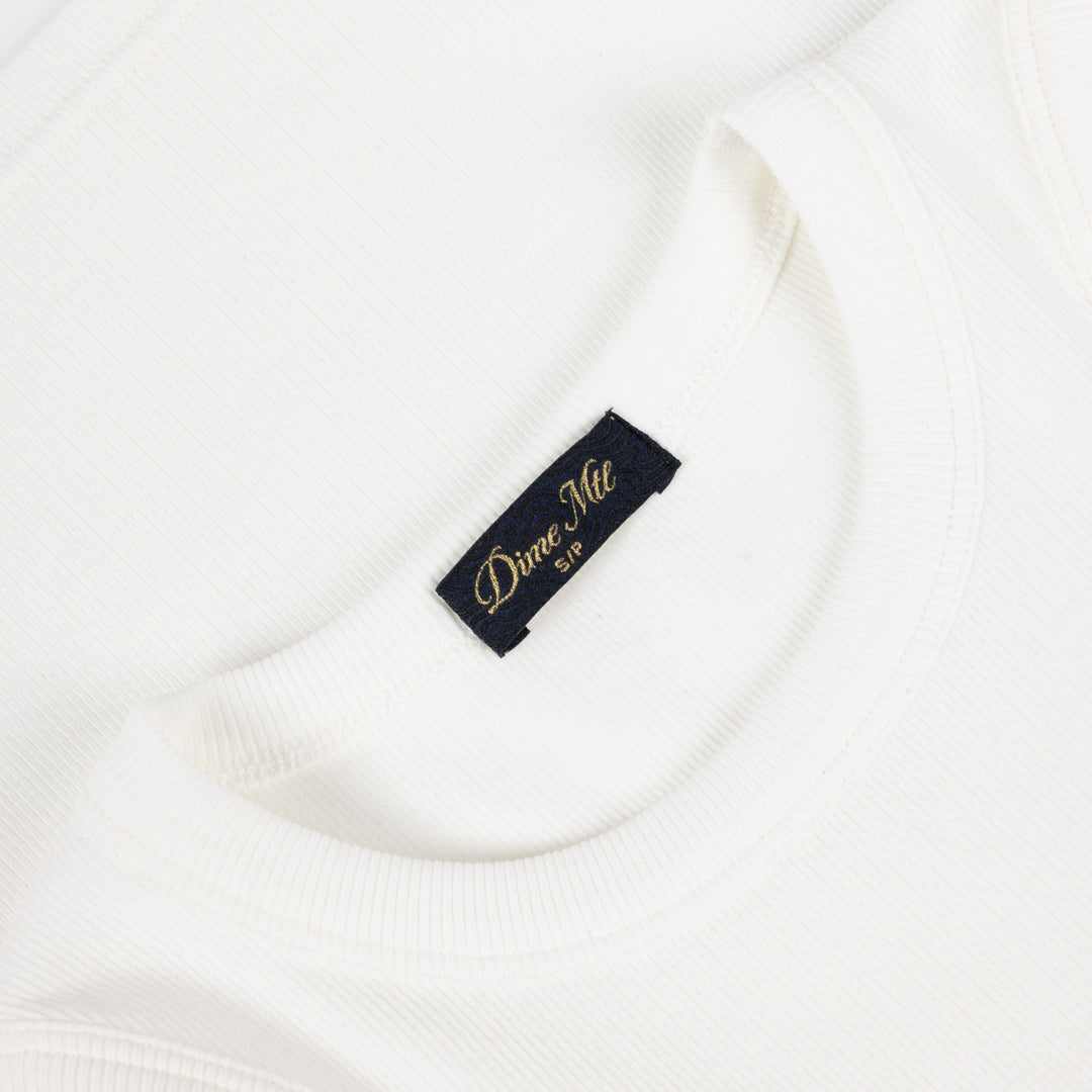 Dime Classic Rib Tank Top - Off White