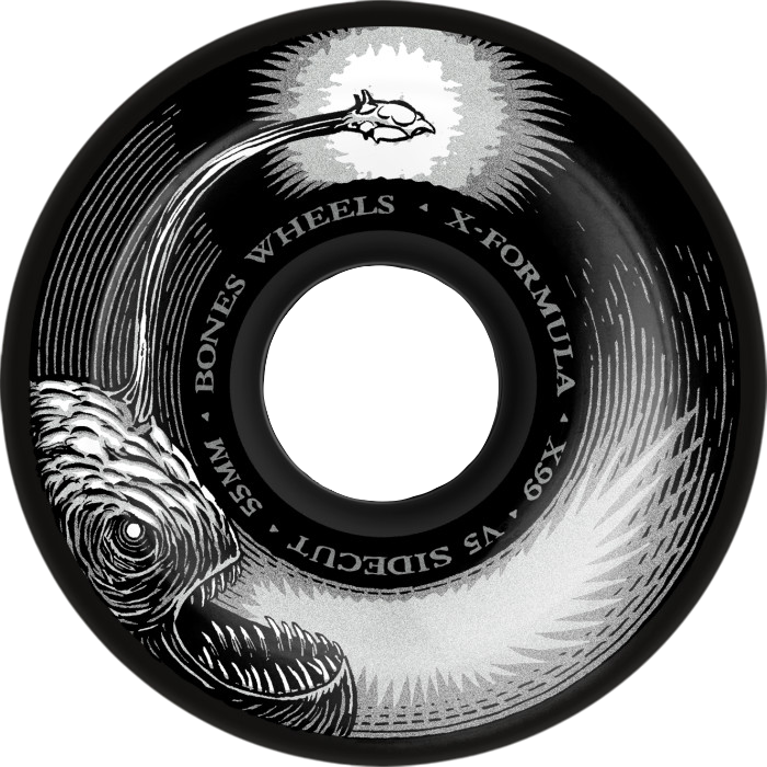 Bones Dark Waters Sidecut X-Formula Wheels - 99A 55mm V5