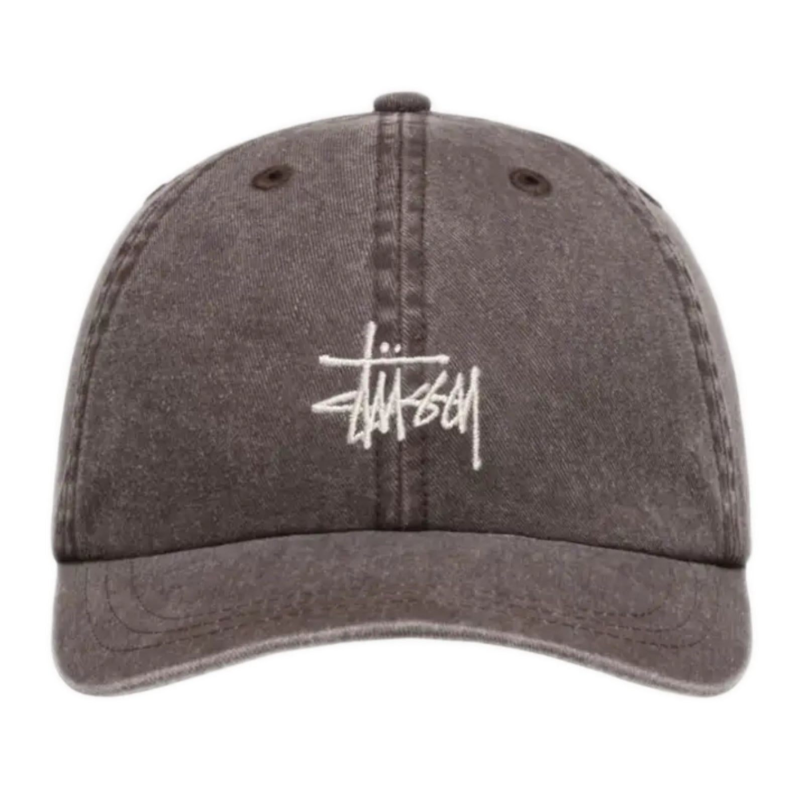 帽子 Stussy low pro basic washed strapback Stussy Washed Basic Low Pro Cap - Mocha – Ninetimes Skateshop