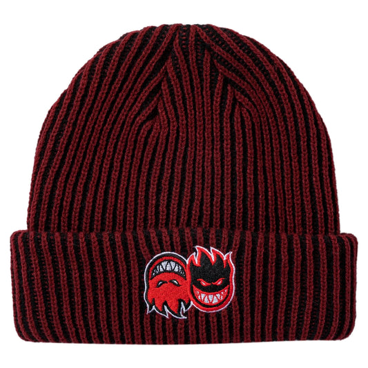 Spitfire Eternal Fill Cuff Beanie - Dark Red / Black