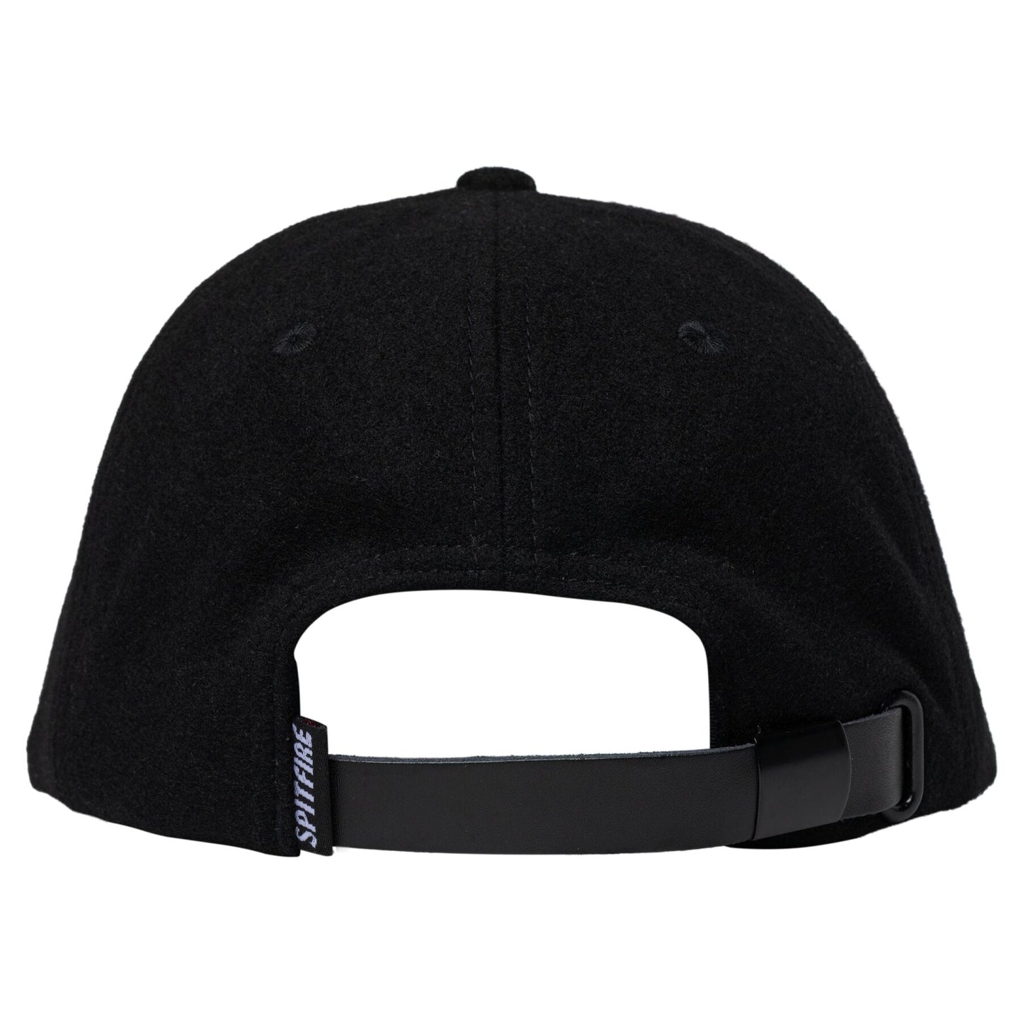 Spitfire Team Bighead Flame Script Strapback - Black/White