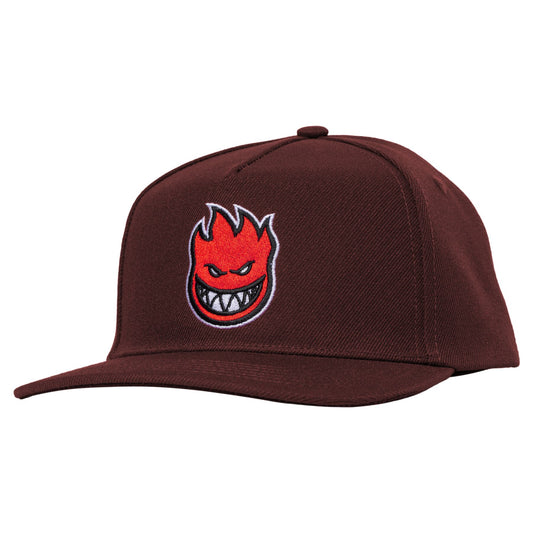Spitfire Bighead Fill Snapback - Dark Red/Red