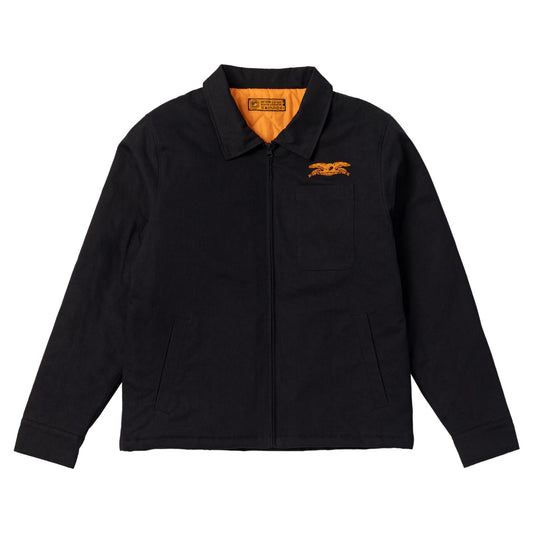 Antihero Basic Eagle Stash Jacket - Black/Orange