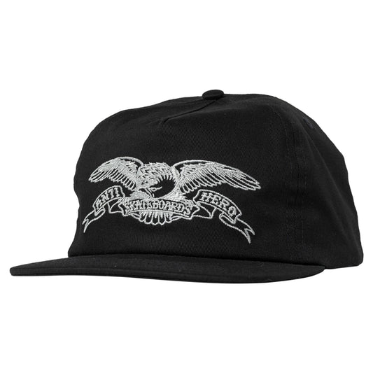 Antihero Basic Eagle Snapback - Black/Grey