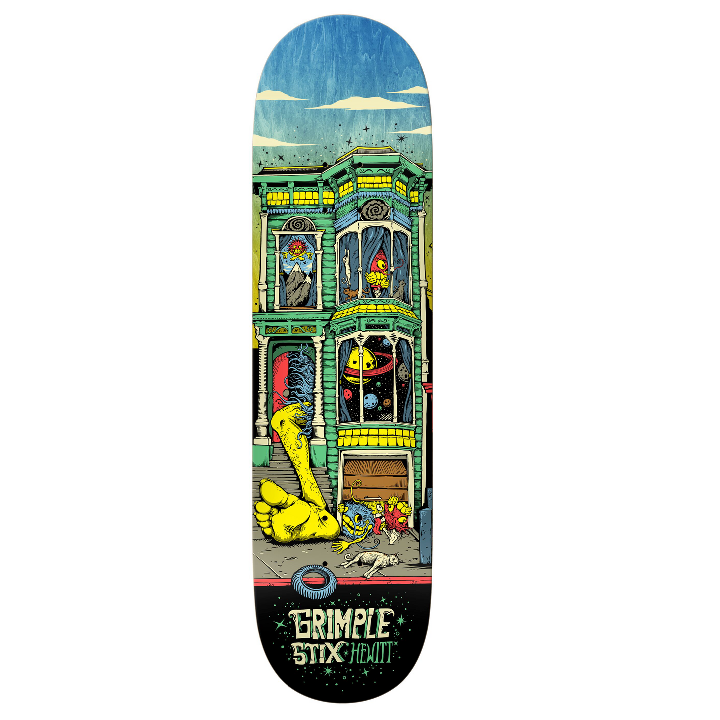 Antihero Grimple Stix Hewitt Victorians Deck - 8.5