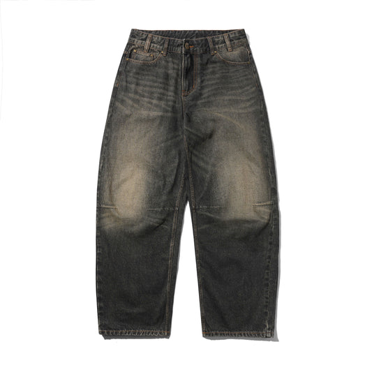 Butter Goods Wide Cut Denim Jeans - Faded Brown Wash