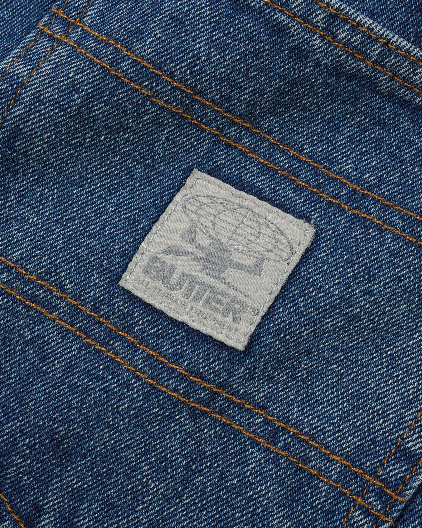Butter Goods Wide Cut Denim Jeans - Mid Blue