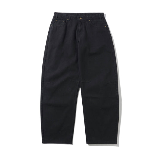 Butter Goods Wide Cut Denim Jeans - Dark Washed Black