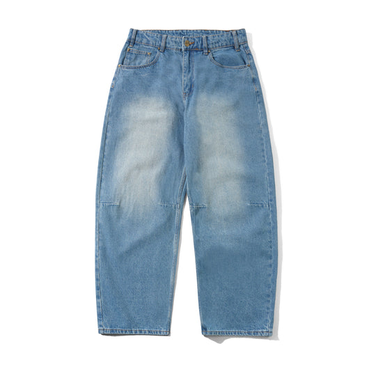 Butter Goods Wide Cut Denim Jeans - Worn Indigo