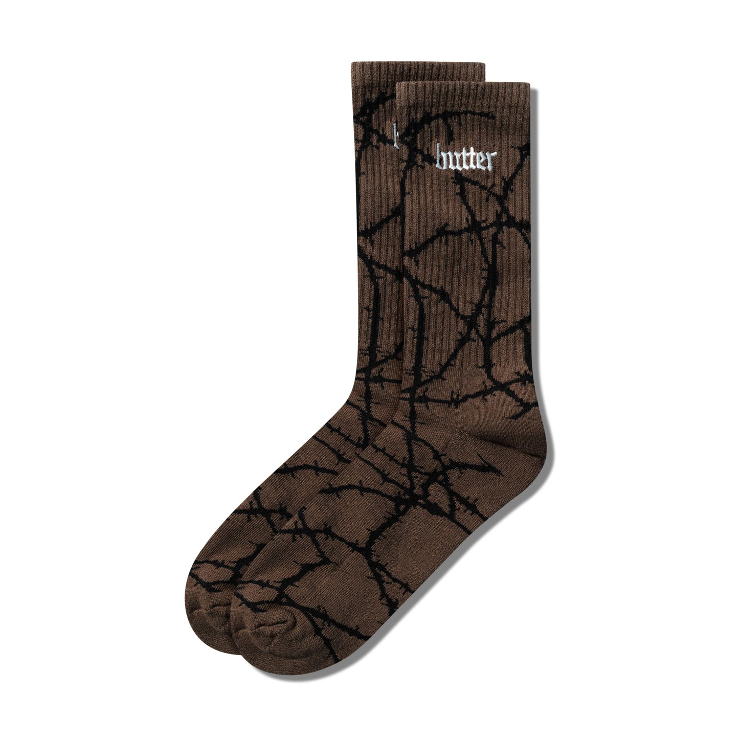 Butter Goods Wired Socks - Fudge
