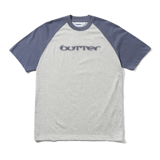 Butter Goods Witness Raglan Tee - Slate/Ash