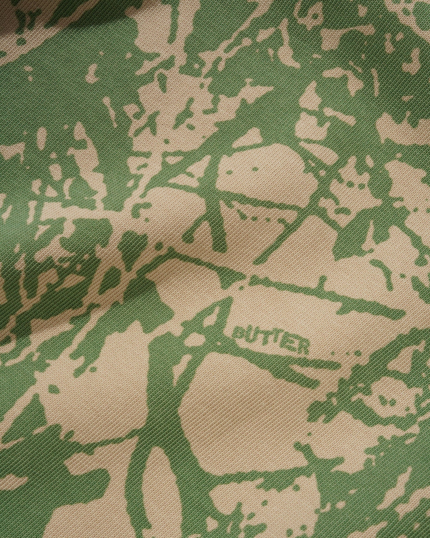 Butter Goods Woods Camo Tee - Washed Sage