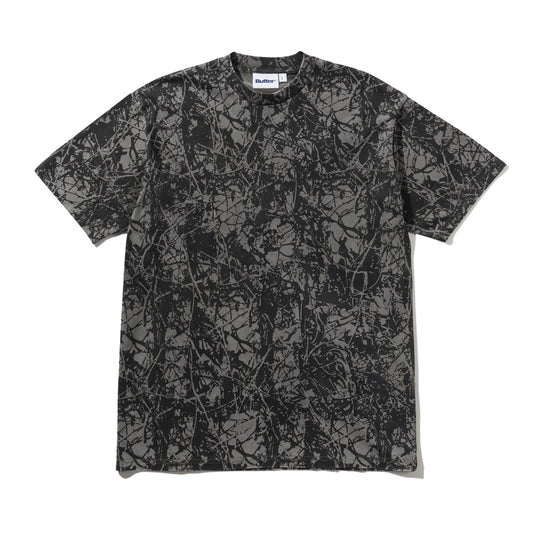 Butter Goods Woods Camo Tee - Washed Black