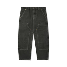 Load image into Gallery viewer, Butter Goods Double Knee Work Pants - Washed Black