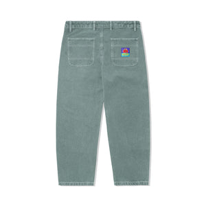 Butter Goods Double Knee Work Pants - Washed Fern