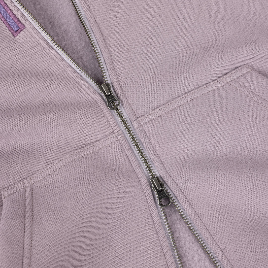 Dime Blocks Zip Hoodie - Stone Mauve