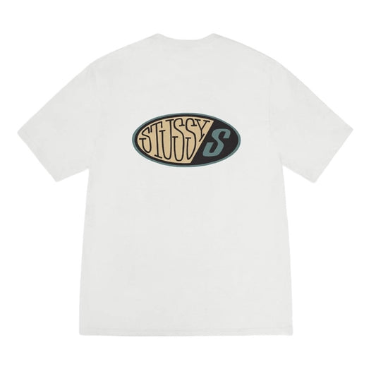 Stussy Pitstop Pigment Dyed Tee - Natural