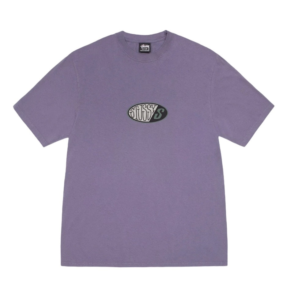 Stussy Pitstop Pigment Dyed Tee - Grape