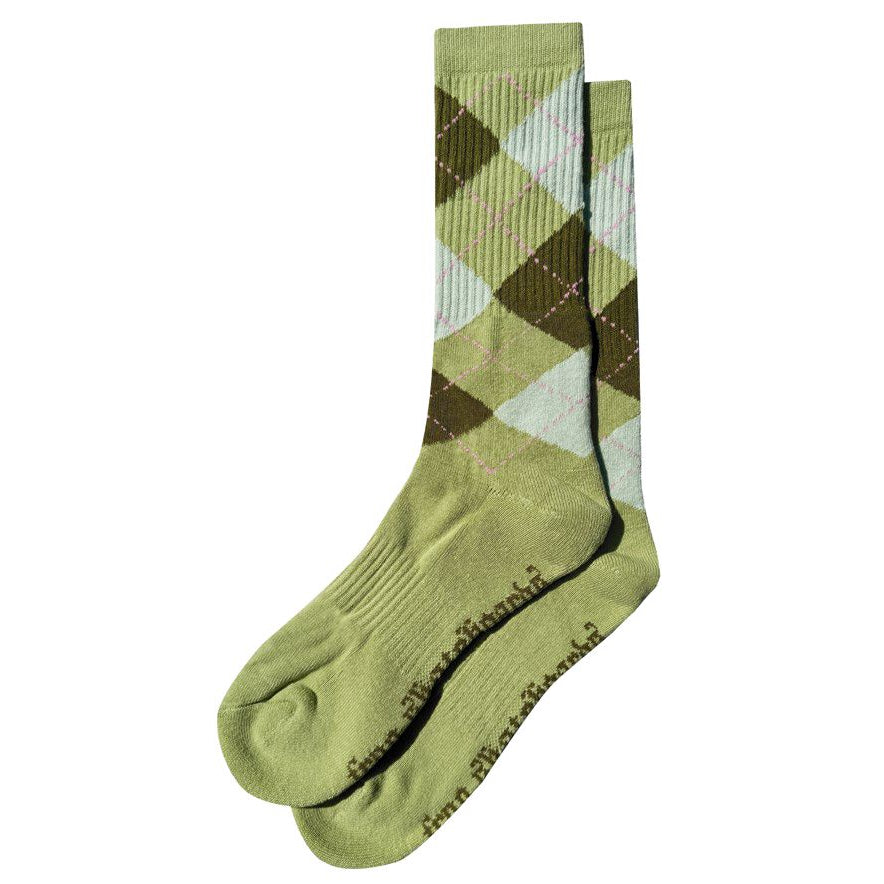 Frog Argyle Socks - Green