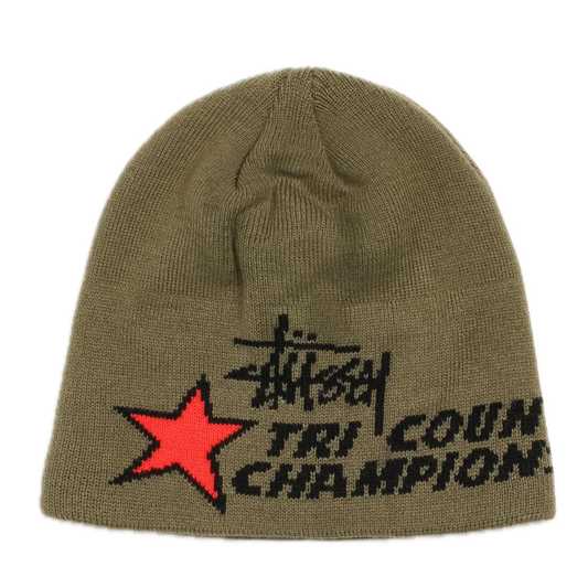 Stussy Tri County Skullcap - Army Green