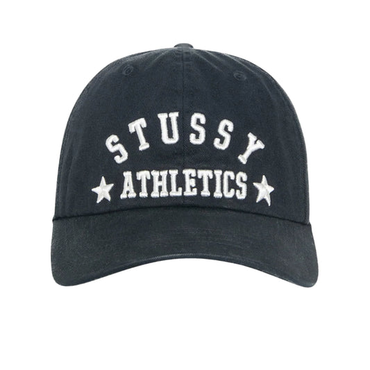 Stussy Low Pro Athletics Strapback Cap - Black