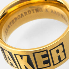 Load image into Gallery viewer, Baker Brand Logo Gold Ring