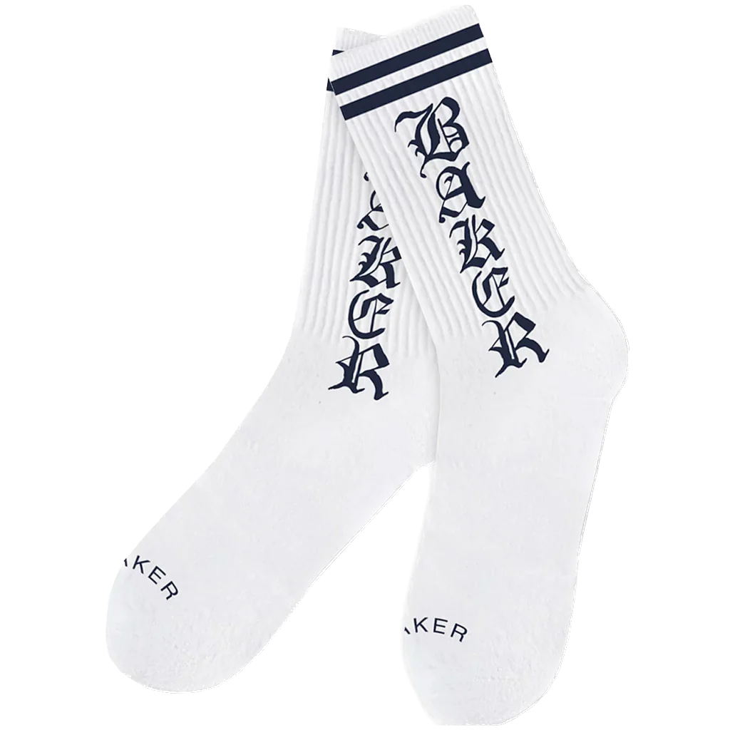 Baker Old E Socks - White