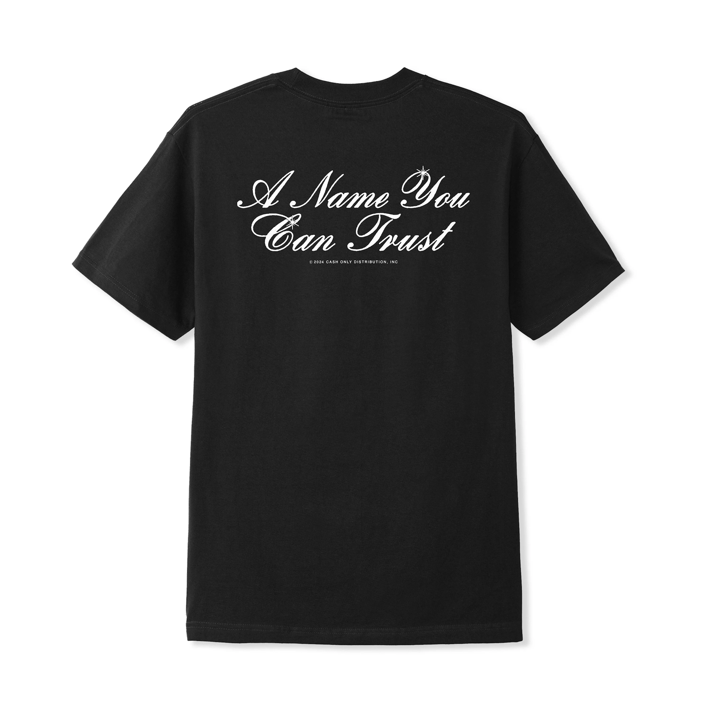 Cash Only Bank Tee - Black